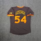 Maillot homme marron Goose Gossage 1984 San Diego Padres Cooperstown