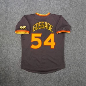 Goose Gossage 1984 San Diego Padres Men's Cooperstown Brown Throwback Jersey - Picture 1 of 6