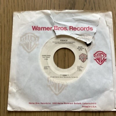 Prince: 1999 / Little Red Corvette US Press EX/VG 7” Vinyl Single Free UK Post - Image 1 of 4