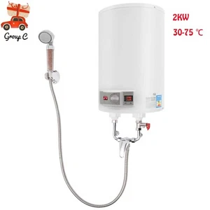 Tanque de almacenamiento de cilindro de caldera calentador de agua eléctrico 2KW pantalla LED NUEVO - Imagen 1 de 18
