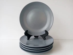 Set of (5) IKEA Dinera Matte Dark Gray Turkey 7 3/4" Salad/Dessert Plates 13900 - Picture 1 of 7