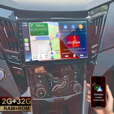 For 2011-2015 Hyundai Sonata Carplay Car Stereo Radio Android 13 GPS Navi 2+32GB - Image 1 of 4