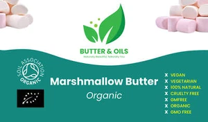 Organic Marshmallow Butter – Unrefined, Cold Pressed, 100% Pure, Raw & Natural - Picture 1 of 8
