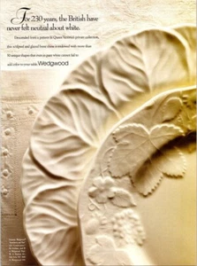 WEDGWOOD China Werbung Guten Appetit 1991 Vintage Magazin Retro Küche Deko Sammlung - Bild 1 von 1