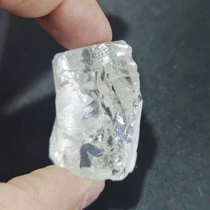 302.0 Ct Certified Natural White Zircon Rough Beautiful VVS Loose Gems AF-002 - Picture 1 of 4