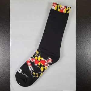 Maryland Flag Blue Crab Crew Socks Medium Unisex NWT - Picture 1 of 8