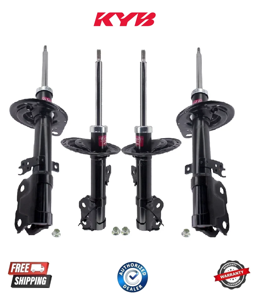 Juego completo de 4 puntales de gas delanteros y traseros KYB Excel-G para Toyota Camry 2012-2017 Foto 1 de 1