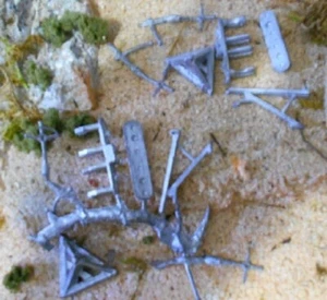1 mini figura de campo romano de artillería de balista de 25 mm militar miniatura juego de guerra - Imagen 1 de 2