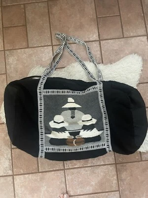 Bolso grande de viaje suave de lona bolso de fin de semana totalmente forrado suroeste de Santa Fe Foto 1 de 4