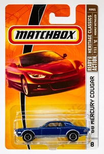 2009 Matchbox #8 '68 Mercury Cougar WELLINGTON BLUE | FSC - Picture 1 of 1