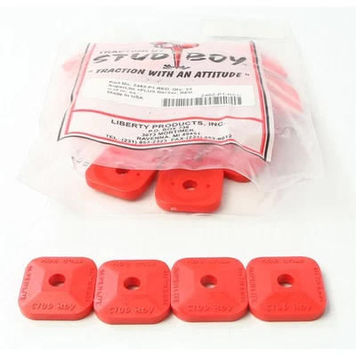 Stud Boy Super-Lite Plus Backers Red 24/Pack 2462-P1-RED - Image 1 of 4