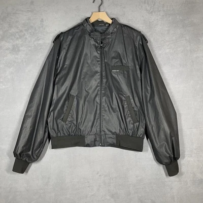 Chaqueta cortavientos vintage solo para miembros para hombre grande cremallera completa abrigo años 80 Hong Kong Foto 1 de 4