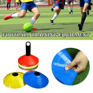 10Pcs Agility Football Cones w/Holder, Agility Football Cones Replacement X - Picture 1 of 12