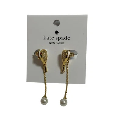 Pendientes lineales de tenis Kate Spade reina de la cancha Foto 1 de 4