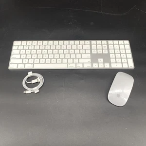Apple Magic A1843 Keyboard And Mouse With Cord - Bild 1 von 7