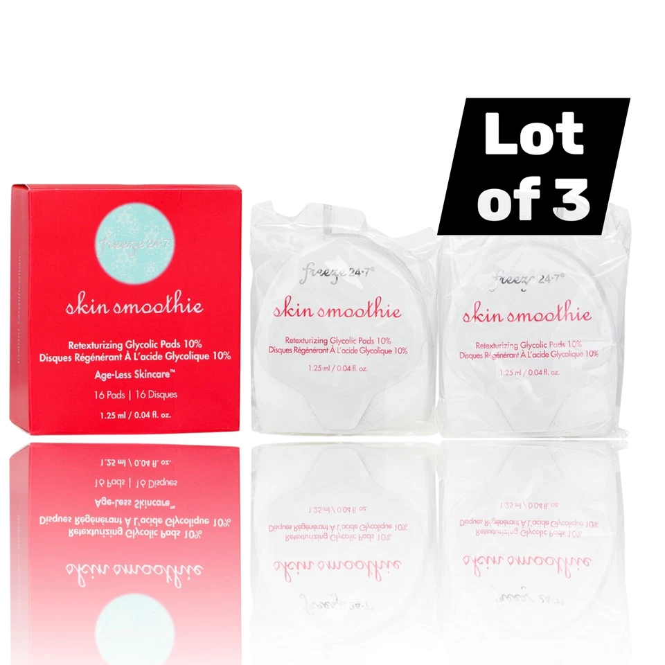 Замораживание 24-7 кожи смузи ретекстурирующий гликолевые подушечки 48 X 0,04 жидк. унц лот из 3 - Изображение 1 из 1