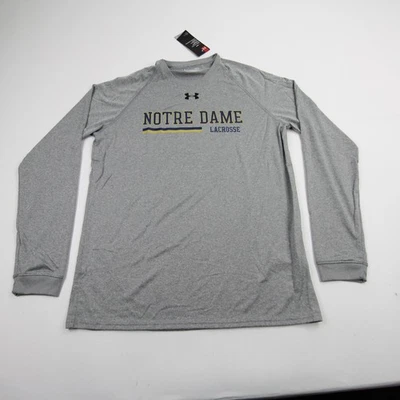 Notre Dame борьбы ирландский под Armour HeatGear длинным рукавом рубашка мужская новый - Изображение 1 из 4