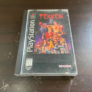 Tekken [Long Box] (Sony PlayStation 1, 1995) CIB with Registration Card DAMAGED - Picture 1 of 7