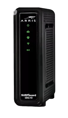 ARRIS Surfboard SBG10 DOCSIS 3.0 Cable Modem & Wi-Fi Router Refurbished Unit - Image 1 of 4