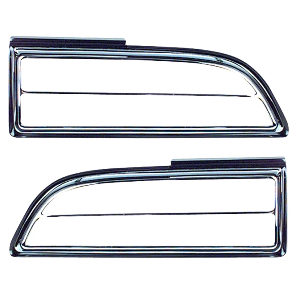 Juego de bisel de lámpara trasera cromada OER para Pontiac Firebird 1970-1973 Foto 1 de 3