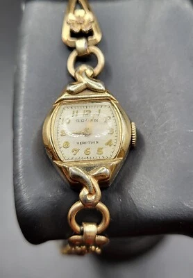 Reloj Manual Swiss Gruen Veri-Thin 15 Joyas Modelo 1939 Damas Tono Dorado 20mm Foto 1 de 4