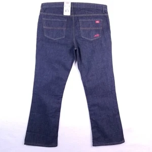 Pantalones de mezclilla Dickies para mujer relajados azul oscuro talla 16R (medidas 40x32) Team Kentucky - Imagen 1 de 17