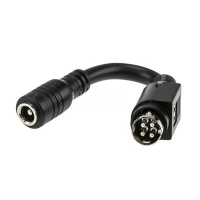 DC Stecker Adapter 5,5/2,1 Hohlstecker auf DIN 4-polig Adapter gerade L11mm - Bild 1 von 2