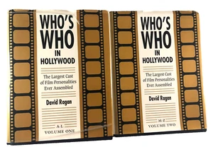 1992 WHO'S WHO IN HOLLYWOOD Vol 1 & 2, David Ragan, Complete Set - VERY GOOD - Picture 1 of 9