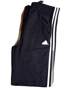 Adidas Iconic Jogger Pants Black & White Stripe-Boys XL 18/20 - Picture 1 of 3