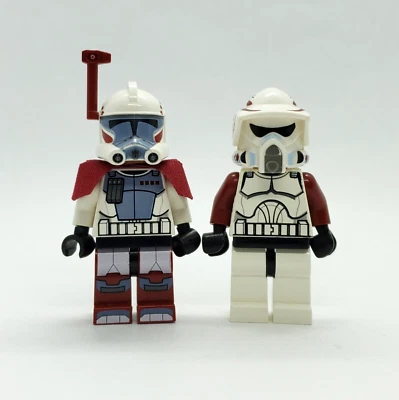 Lot of 2 Lego Star Wars ARC + ARF Trooper Minifigures 9488 Elite Clone Trooper - Image 1 of 3