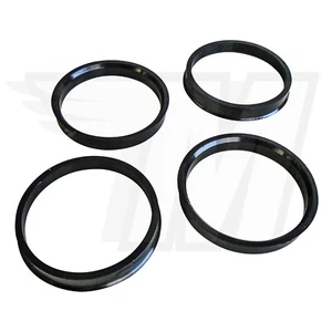 4x centering ring 57.1 mm - 63.3 mm for many rim and car manufacturers - Picture 1 of 2