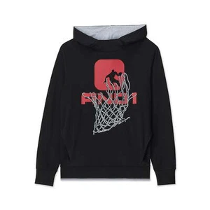 AND1 Men's Black Graphic Pullover Long Sleeve Hooded Sweatshirt Hoodie: M-3XL - Picture 1 of 5