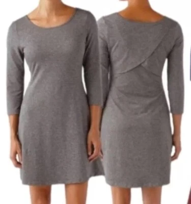 Vestido para mujer Patagonia Seabrook talla pequeña gris a la deriva mini elástico Foto 1 de 4