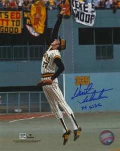 Autographed 8x10 KENT TEKULVE "79 WSC" Pittsburgh Pirates photo w/ Show Ticket - Picture 1 of 1