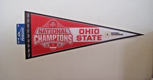 OHIO STATE UNIV NATIONAL CHAMPIONS 2025 NATIONAL CHAMPIONSHIP 12" X 30" PENNANT - Picture 1 of 1