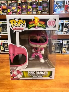 Pop TV Power Rangers Pink Ranger 407 Funko Pop Vinyl EXPERT PACKAGING - Picture 1 of 7