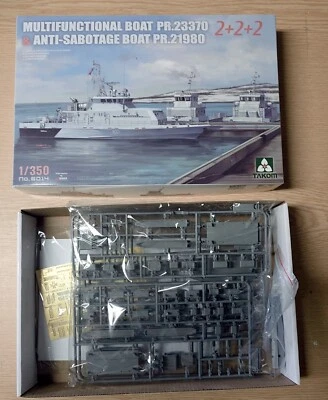 PR.23370 und Anti Sabotage Boat PR.21980 in 1/350 von Takom (6 Schiffe) - Bild 1 von 2