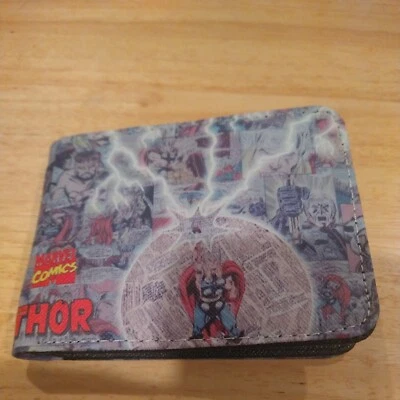 Marvel's Thor Logo Print Bi-Fold Wallet - Image 1 of 4