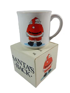 Recycled Paper Products "Santa's Back" Ceramic Mug Cup w/Box ~ Made in Japan - Bild 1 von 9