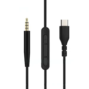 Cable auxiliar de repuesto de 1 pieza para auriculares Bose de 2,5 mm macho a USB-C tipo C macho - Imagen 1 de 7