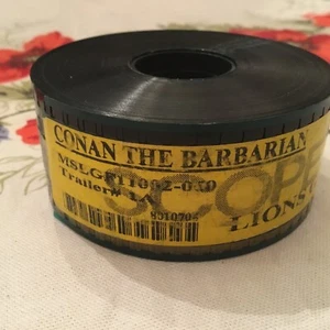 Conan The Barbarian 35mm Film Trailer Lionsgate Scope Green Band - Picture 1 of 5