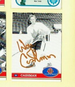1991-92 Future Trends Hockey Card Autographed Team Canada 1972 Wayne Cashman