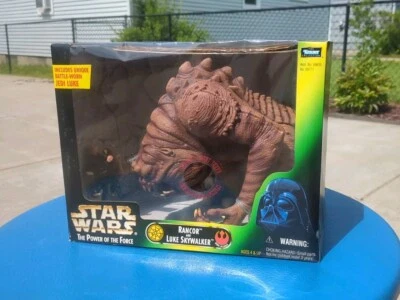 NUEVO 1998 Star Wars Power of the Force Rancor & Luke Skywalker POTF Kenner Toys Foto 1 de 4