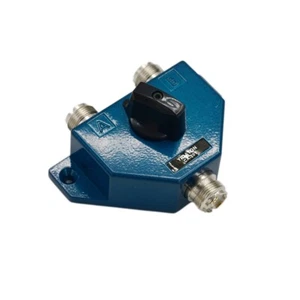 CA201 Coax Switch 2 Positions 1.8-600 MHz Manual Antenna Tools UHF Female SO239 - Afbeelding 1 van 14