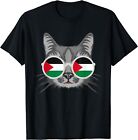 Nowy limitowany darmowy t-shirt flaga palestyńska kot gaza darmowa wysyłka