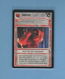 Star Wars CCG - Cloud City Limited - Captive Fury - Light Side - Picture 1 of 2