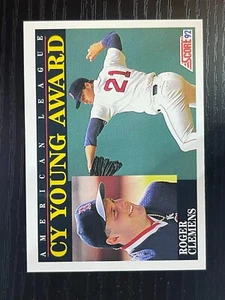 1992 Score Cy Young Award Roger Clemens #790 NrMT - Picture 1 of 2