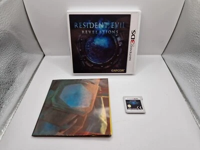 RESIDENT EVIL REVELATIONS NINTENDO 3DS GAME WITH HOLOGRAPHIC INLAY PROMO +POSTER - Image 1 of 2
