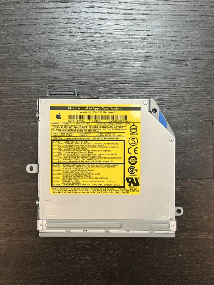 Apple iMac G5  UJ-825-C Desktop CD/DVD-RW Super Drive, Used, Working Condition  - Image 1 of 2