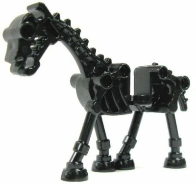 LEGO Castillo Esqueleto Negro Minifigura Caballo Esquelético Nuevo Sellado Coleccionable Foto 1 de 3